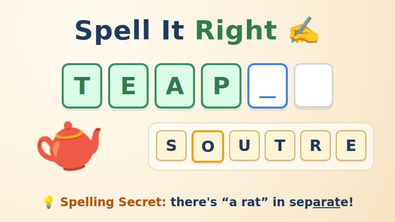 Spell It Right screenshot